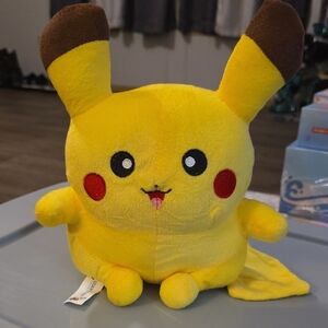 (J62) Bright Yellow Pokemon Stuffed